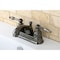 Kingston Brass NB2600KL 4" Centerset Bathroom Faucet, Black Stainless Steel NB2600KL - alternate 2